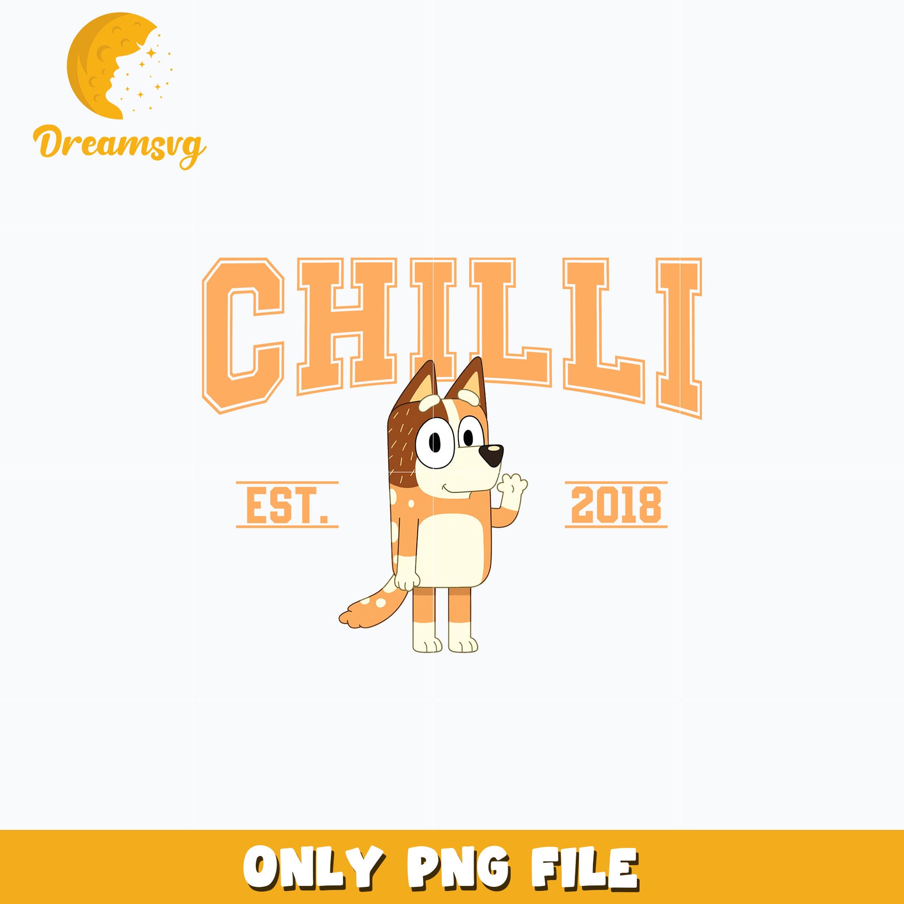 Chilli est 2018 bluey cartoon png