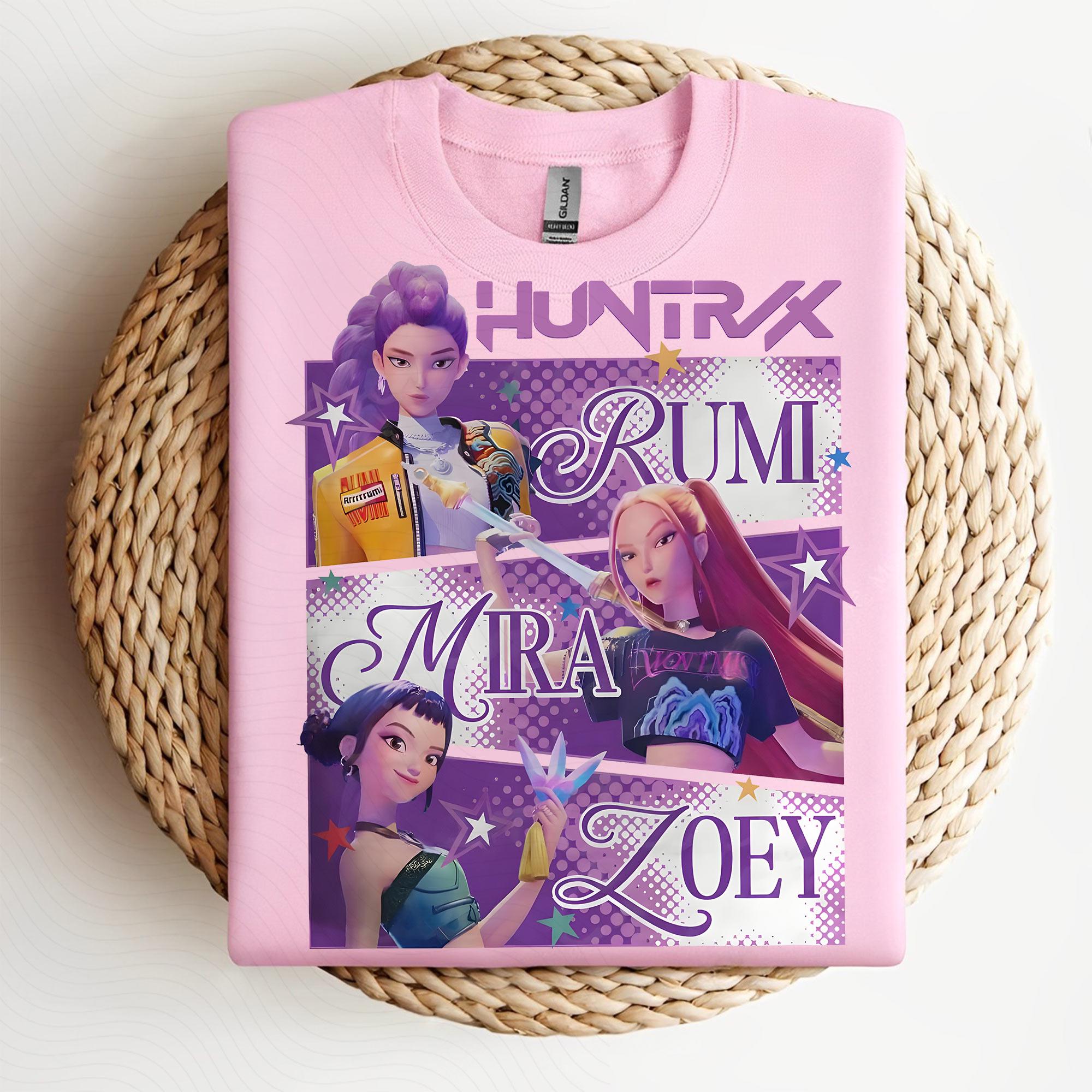 Huntrix Kpop Demon Hunters Bundle Png, Kpop Idol Group Bundle Png