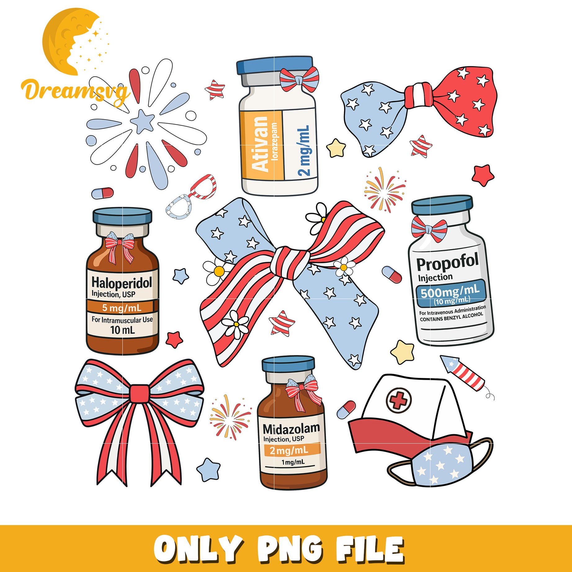 4th july emergency nurse png, emergency nurse png, july 4th nurse png