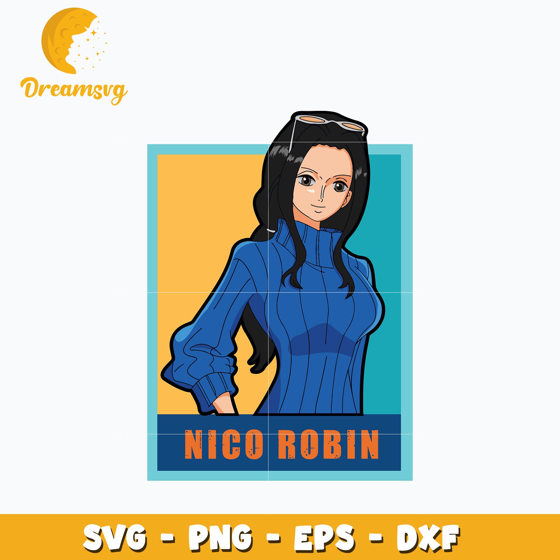 Nico Robin design Svg, Anime Svg, One piece Svg – DreamSVG Store