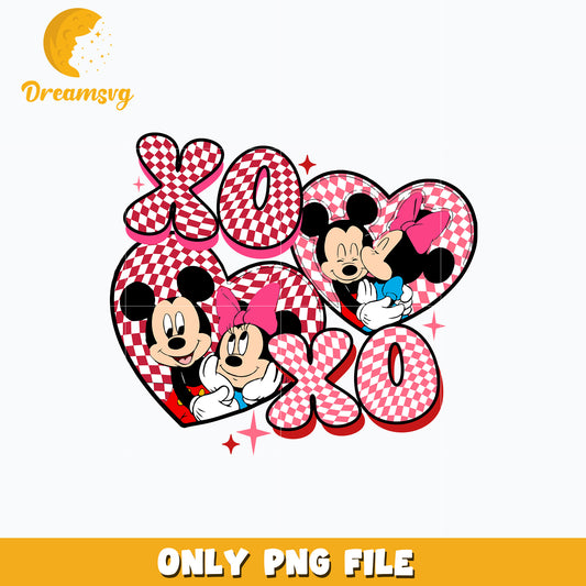 Mickey valentine xoxo png