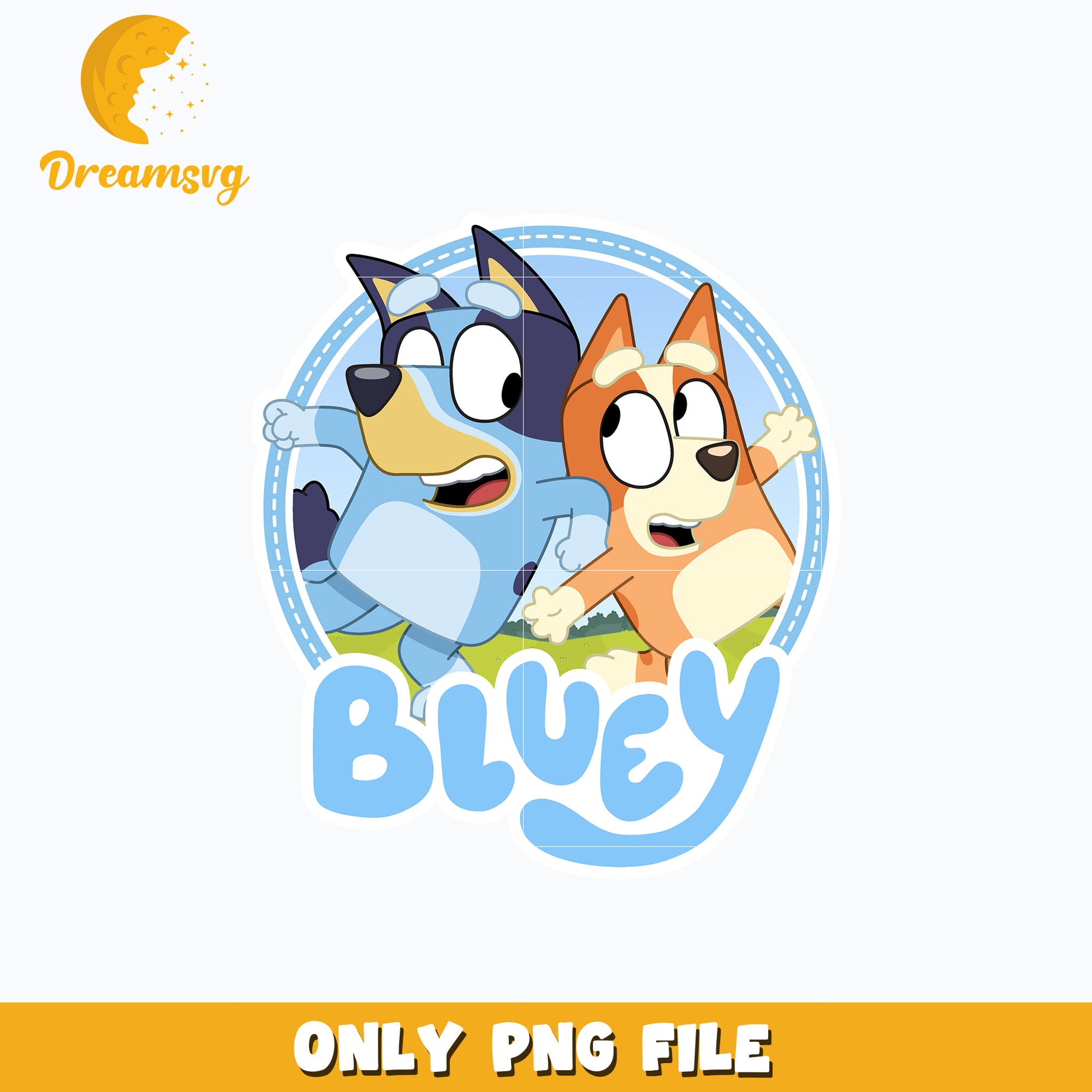 Bluey and bingo bluey cartoon png