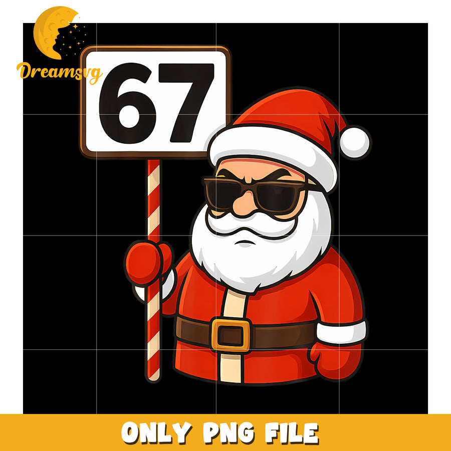 67 Meme Funny Six Seven Christmas png, funny quotes​​ png, funny santa png