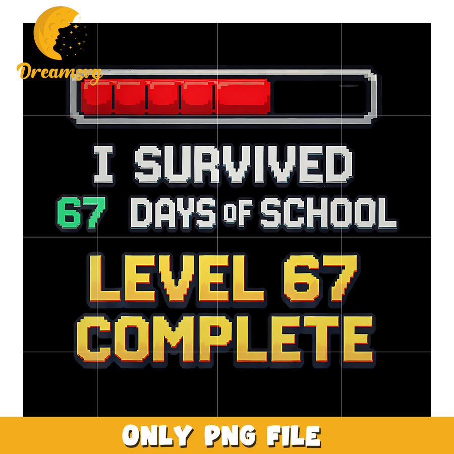 67 days of school png, funny memes png, six seven png