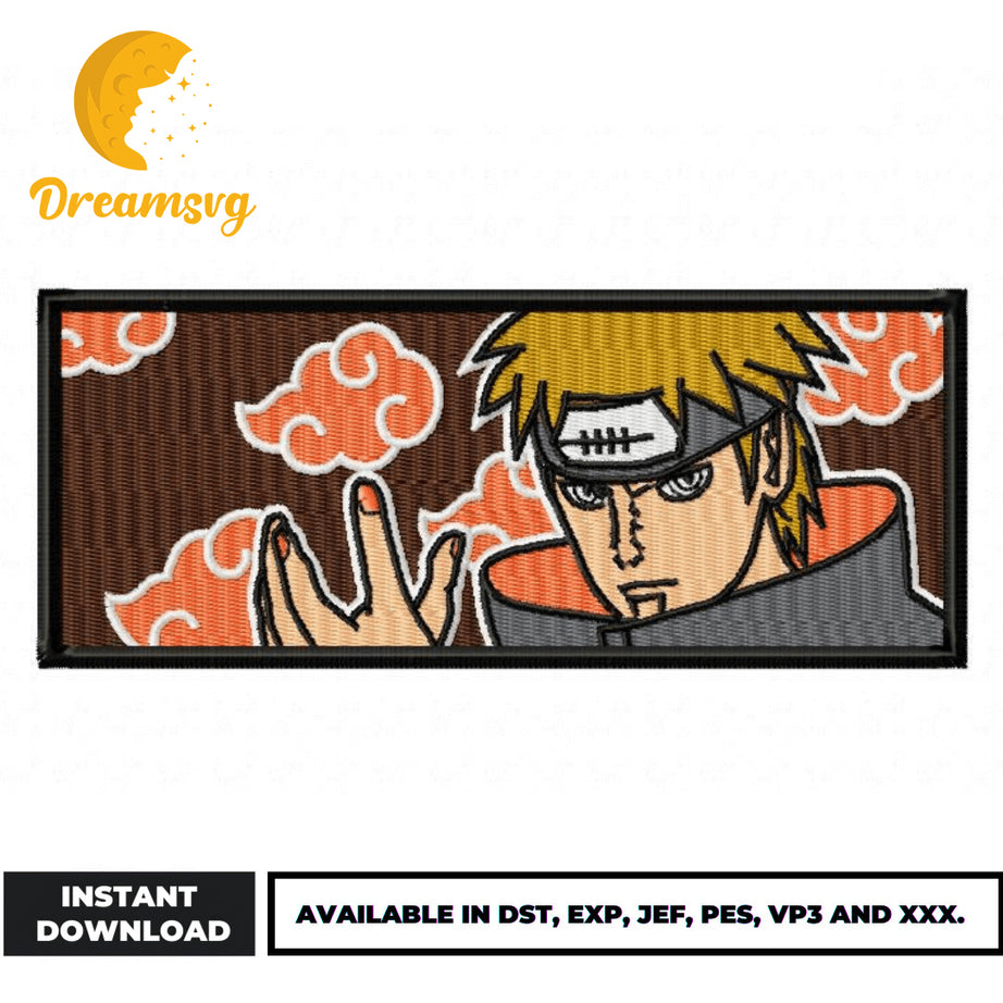 Naruto embroidery design