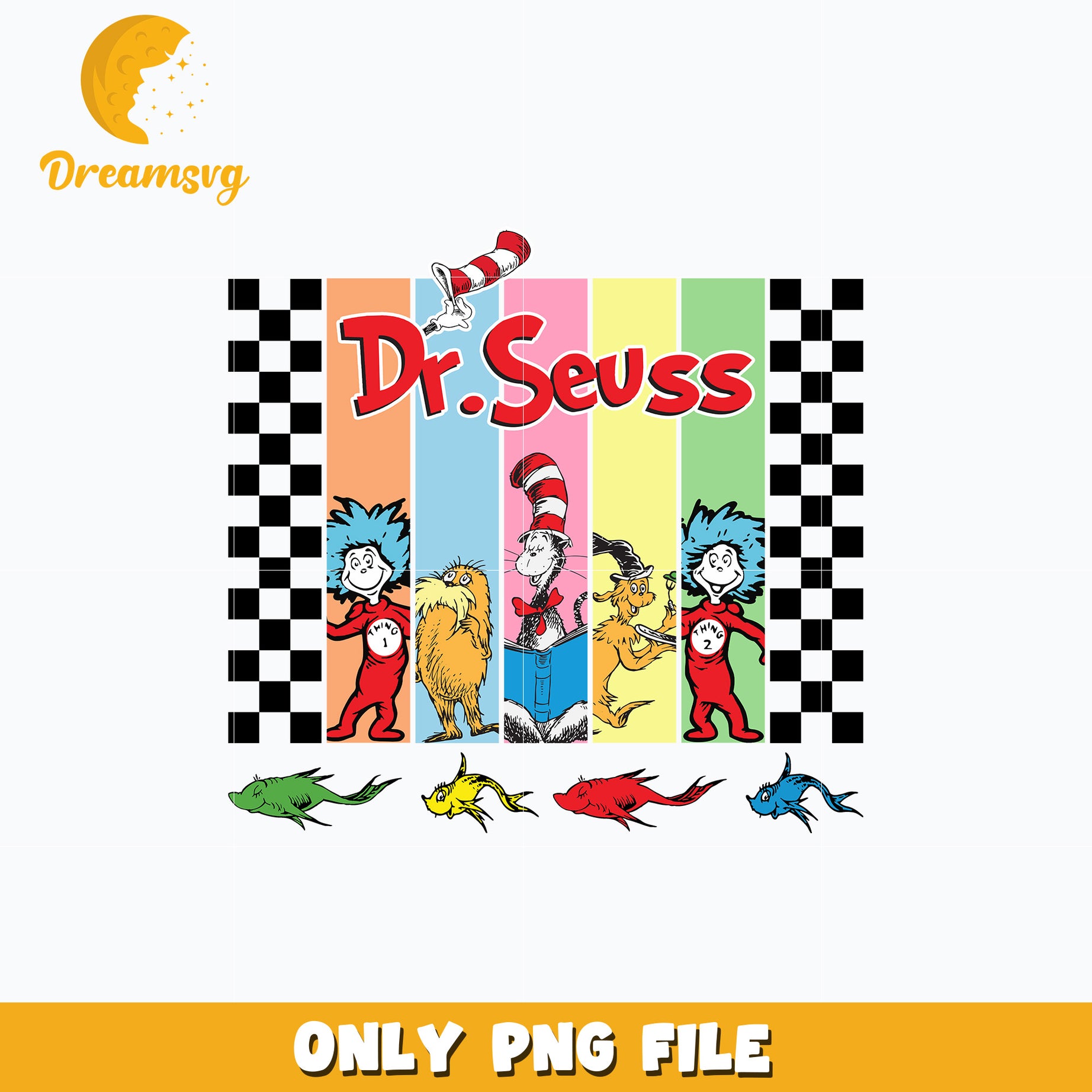 Dr seuss friends xoxo png