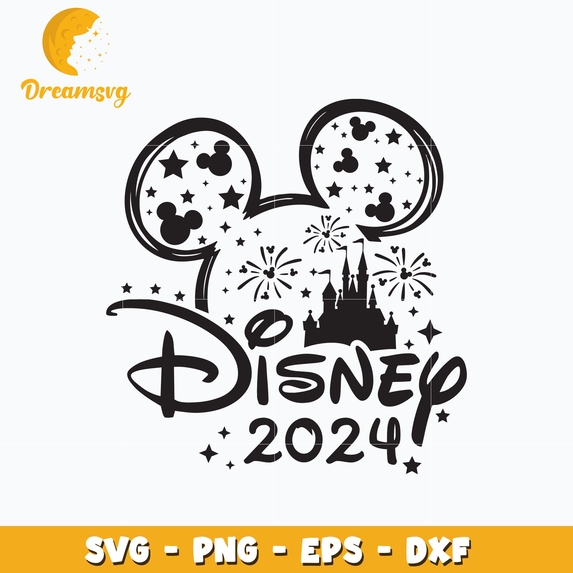 Disney 2024 svg, mickey head svg, digital download