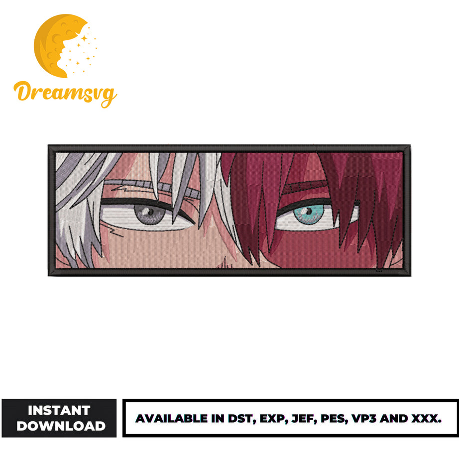 Shoto Eyes embroidery design