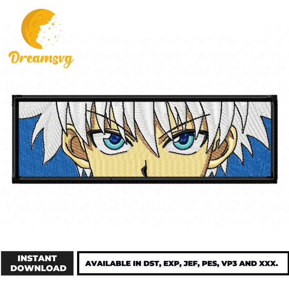 Killua eyes embroidery design