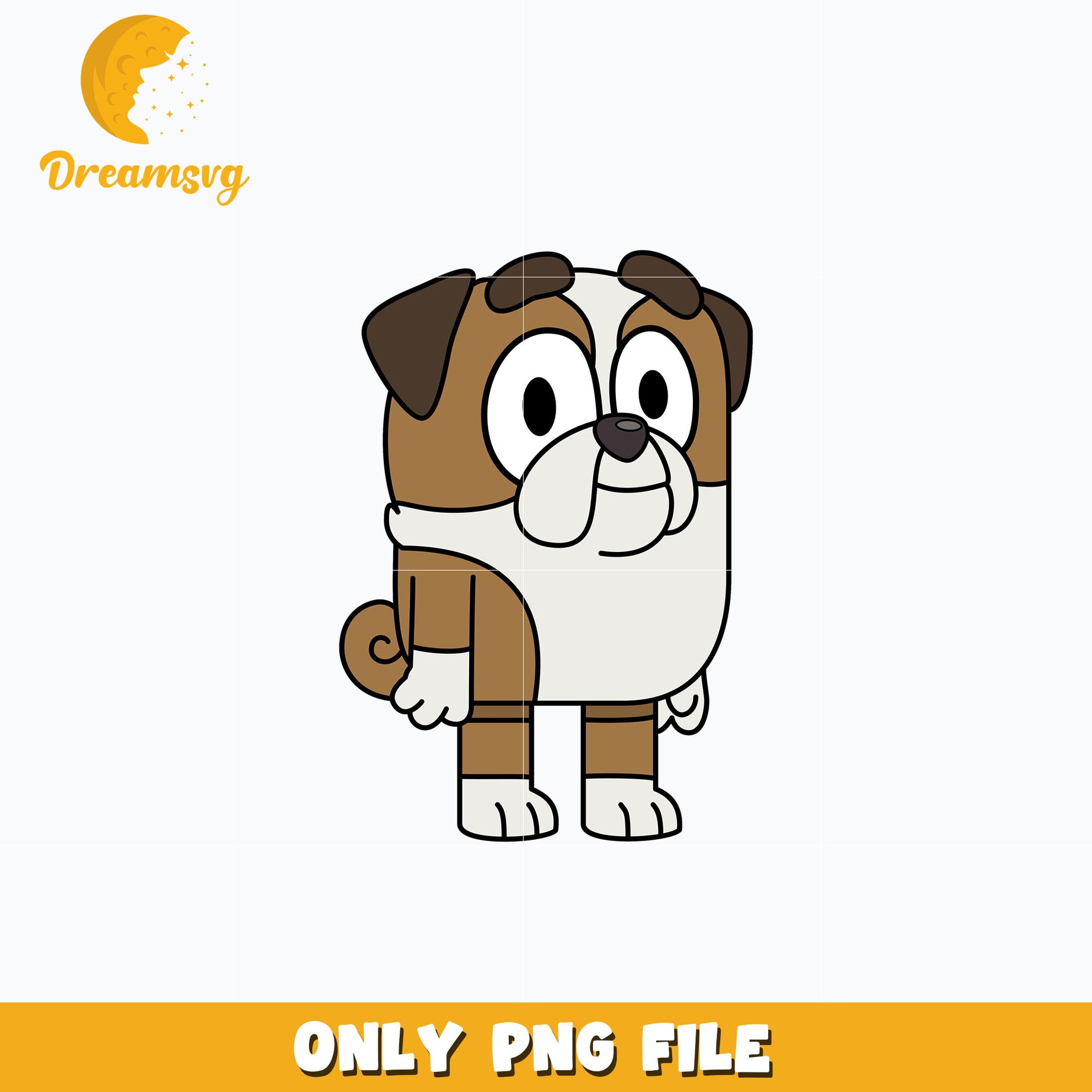 Bluey Winton dog cartoon png