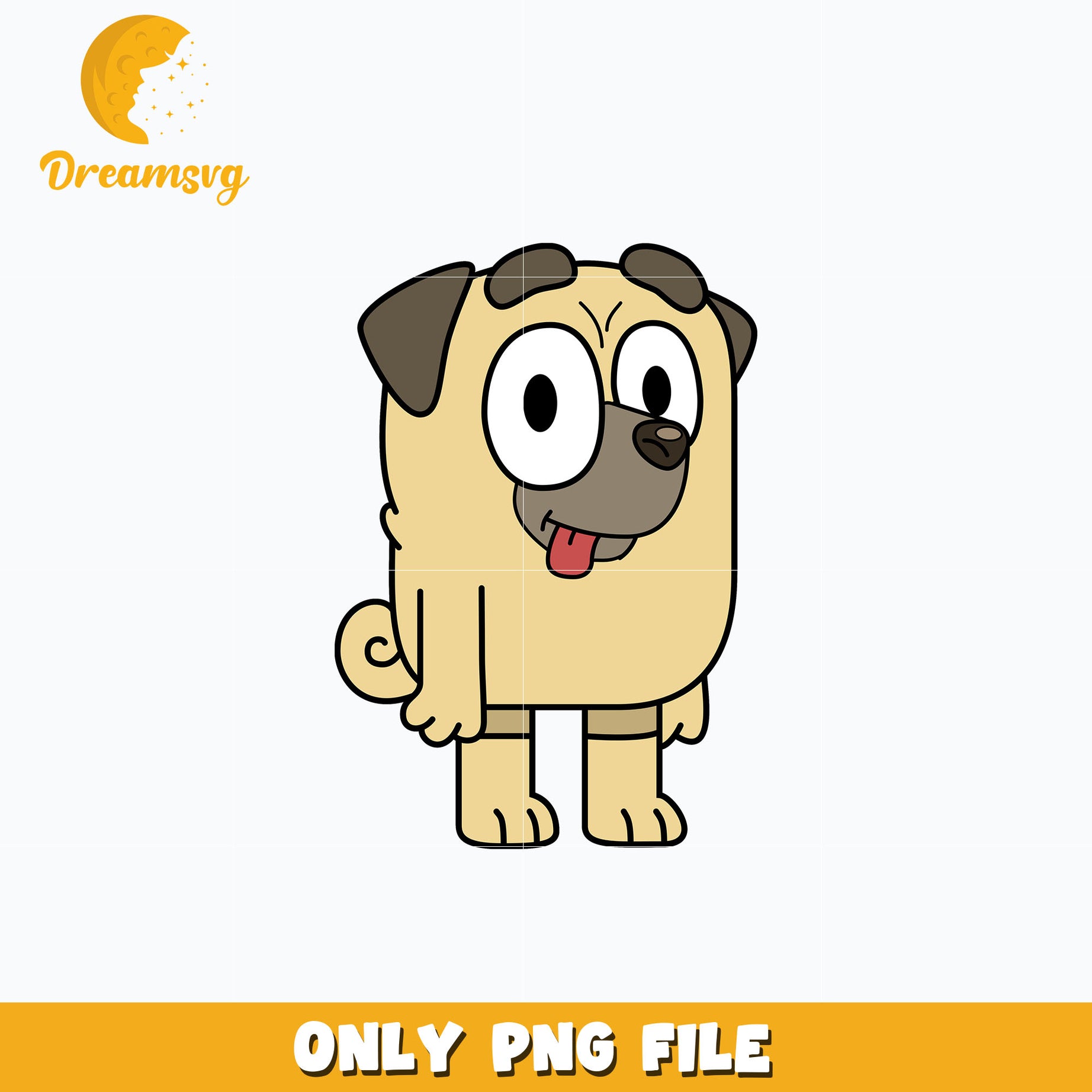 Bluey Buddy dog cartoon png