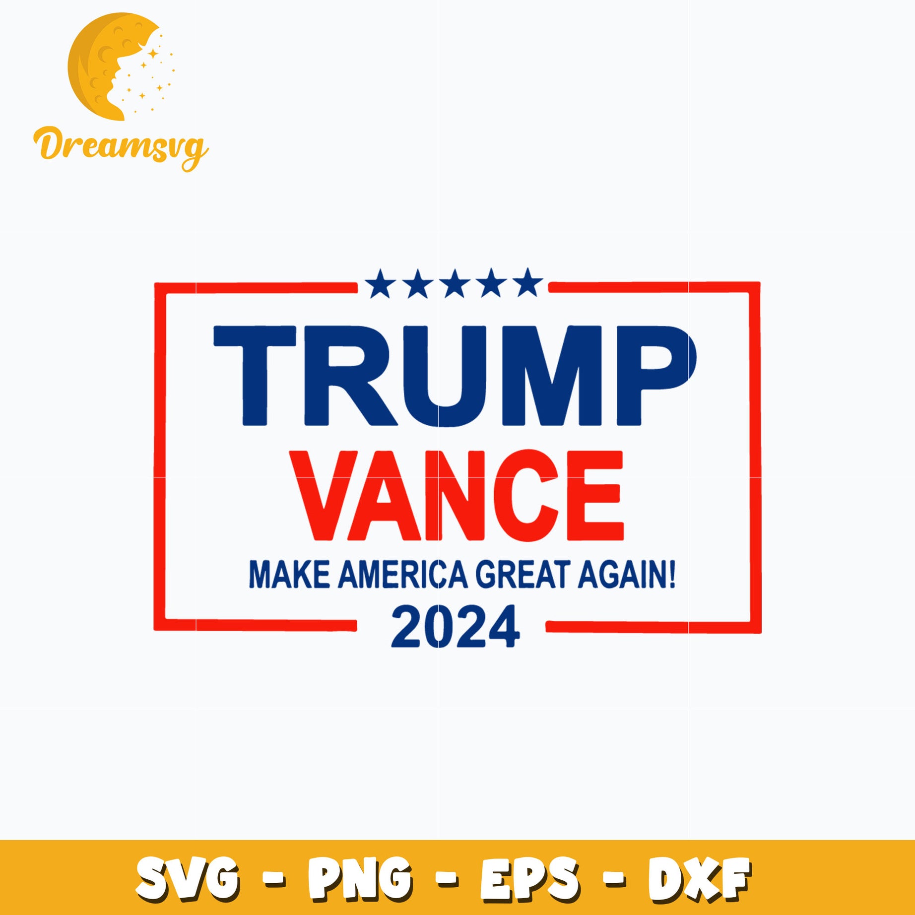 Trump Vance make america great again 2024 svg, digital download