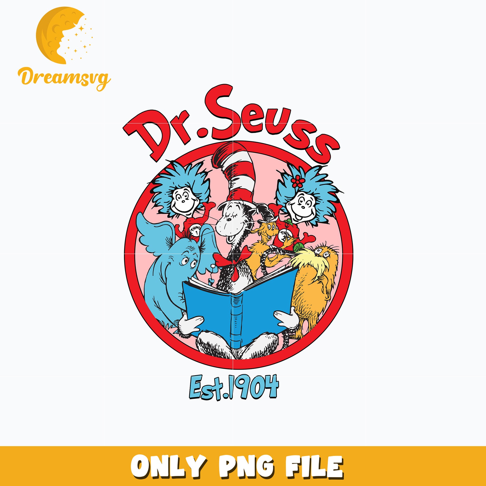 Dr seuss friends est 1904 png