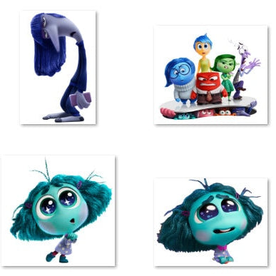Inside Out 2 characters design png bundle, disney cartoon png, instant download