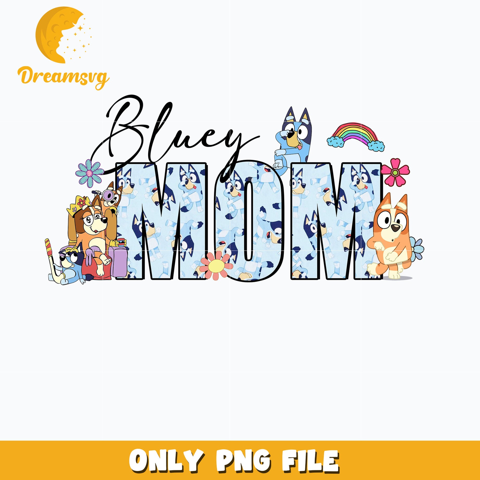 Bluey bingo chilli mom png