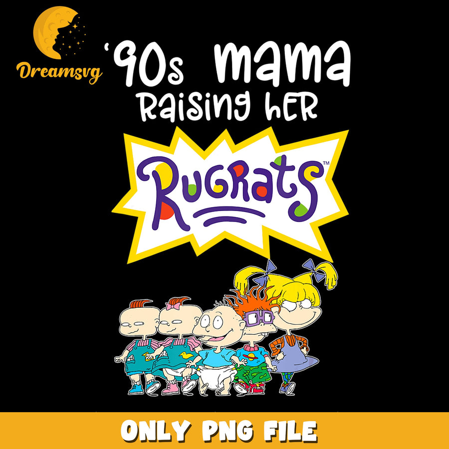 90s Mama Raising Her Rugrats PNG, Nickelodeon Retro Mom, Vintage PNG