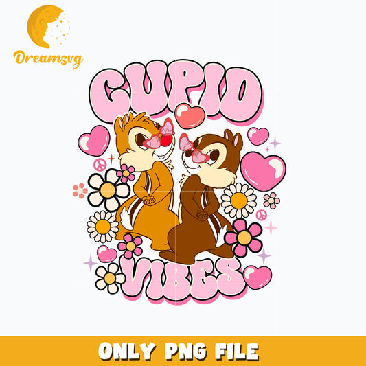Chip Dale cupid vibes valentine png