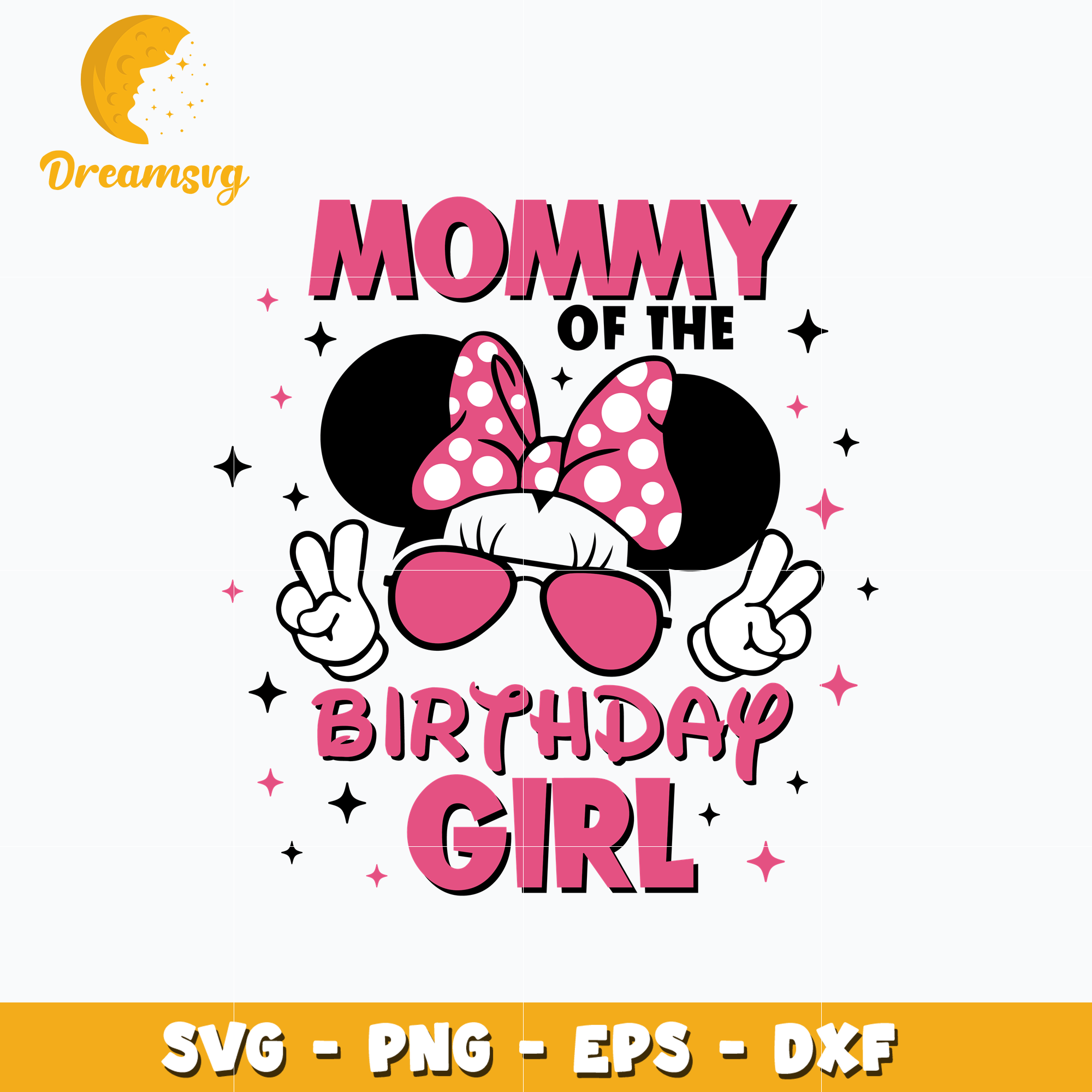 Minnie mouse birthday girl svg DreamSVG Store