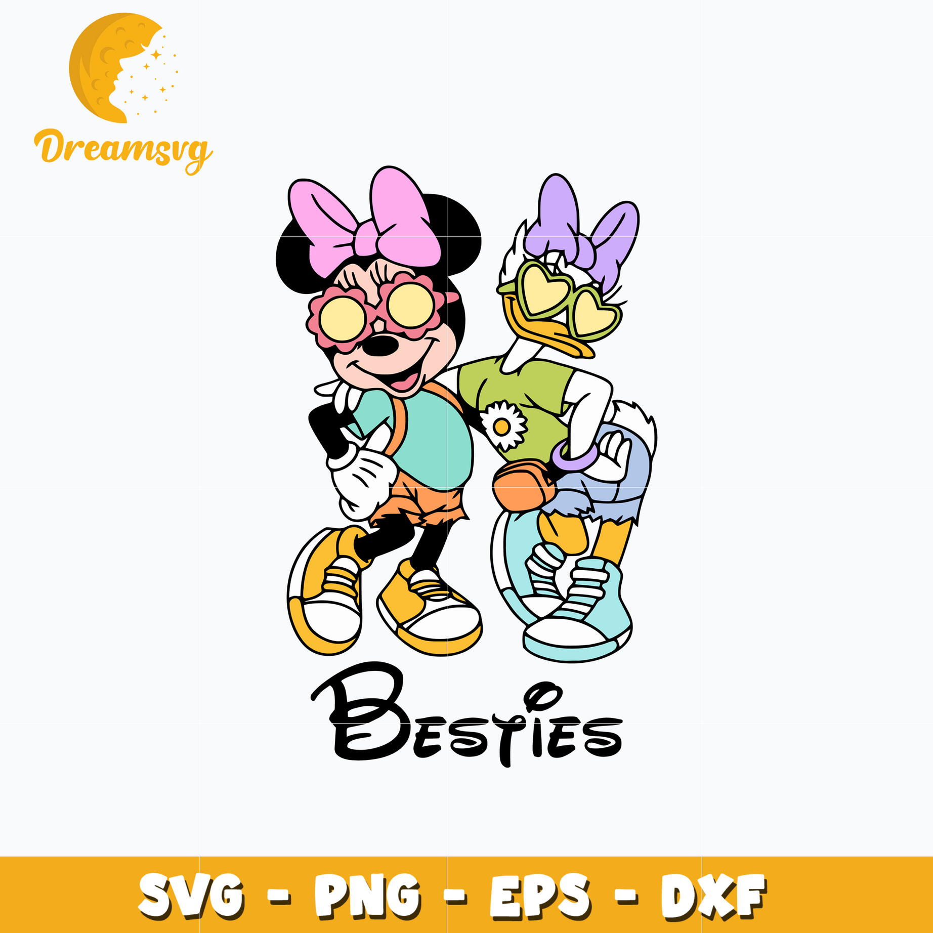 Disney Minnie x Daisy besties svg