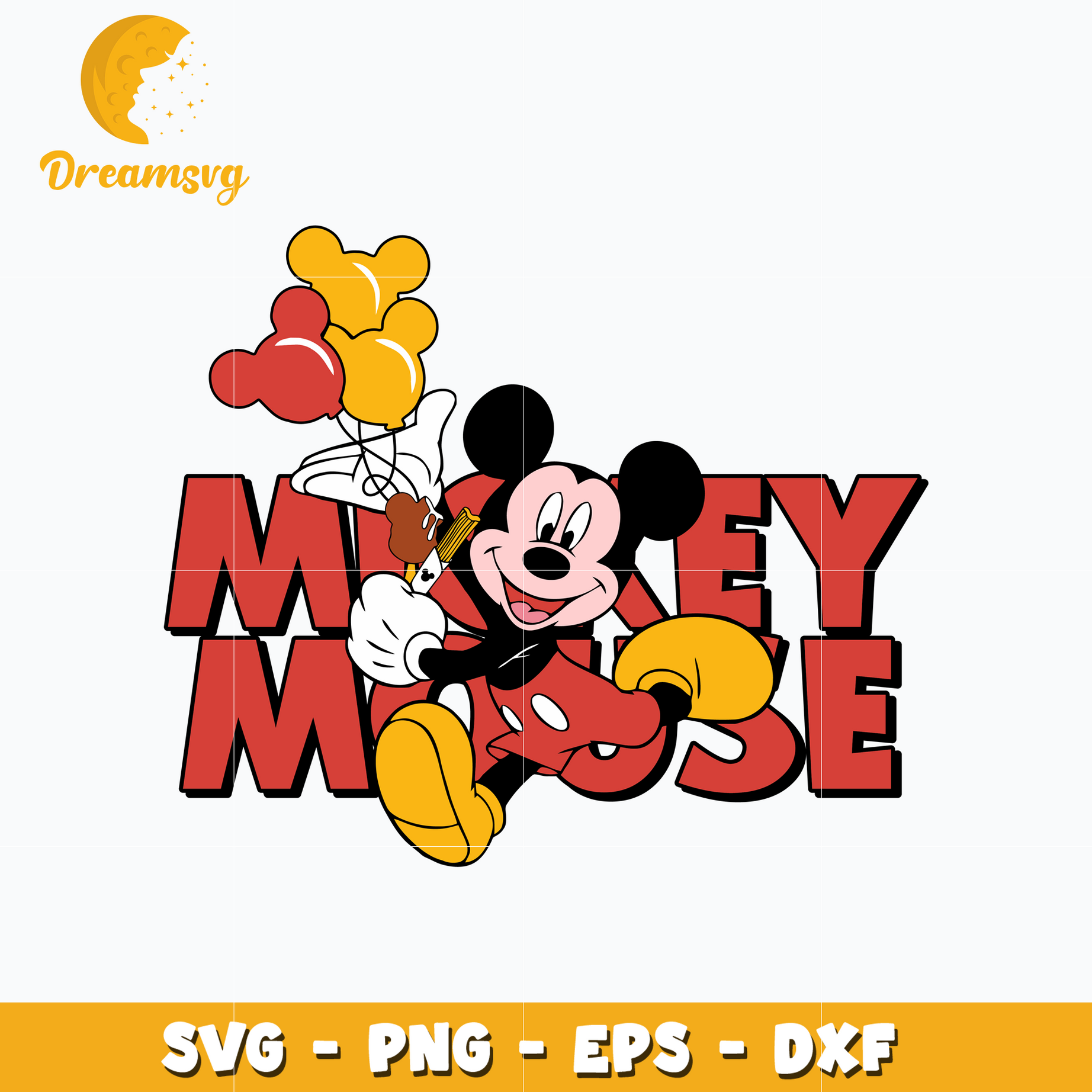 Mickey mouse disney world svg