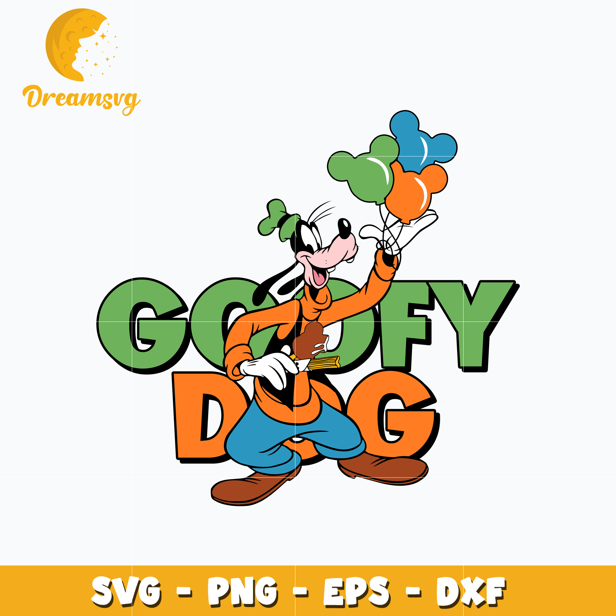 Goofy dog disney mickey svg – DreamSVG Store