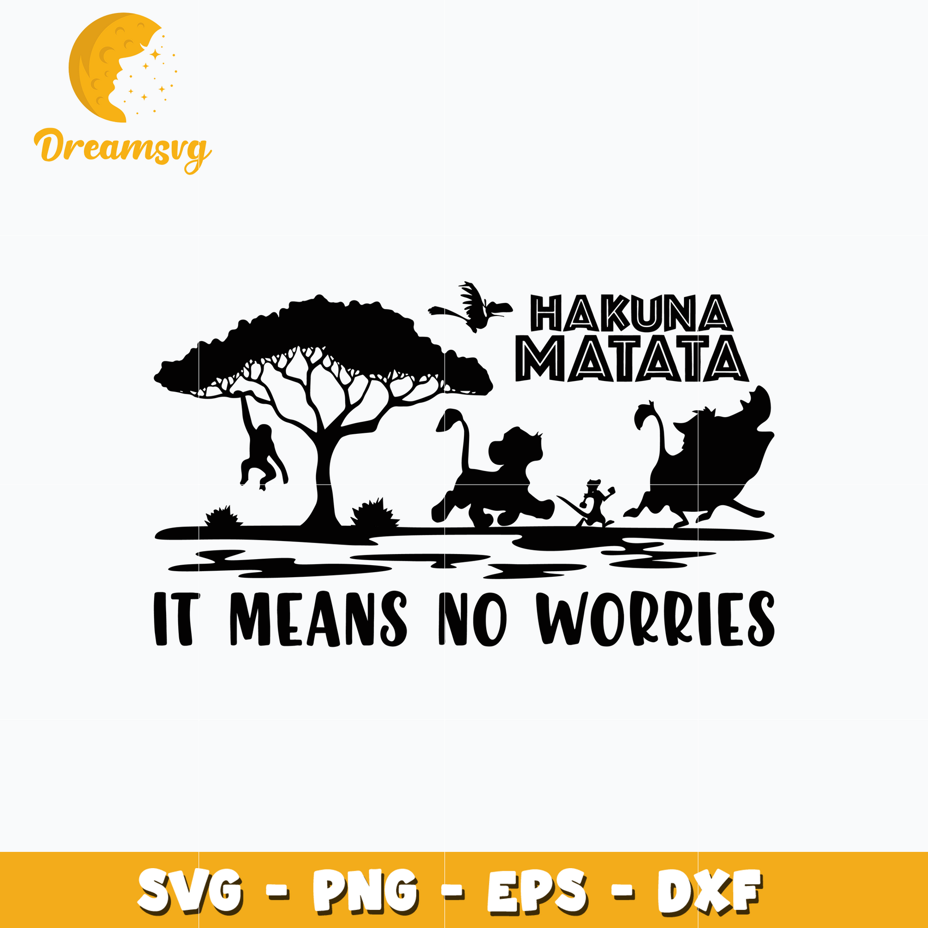 Hakuna matata Disney lion king svg