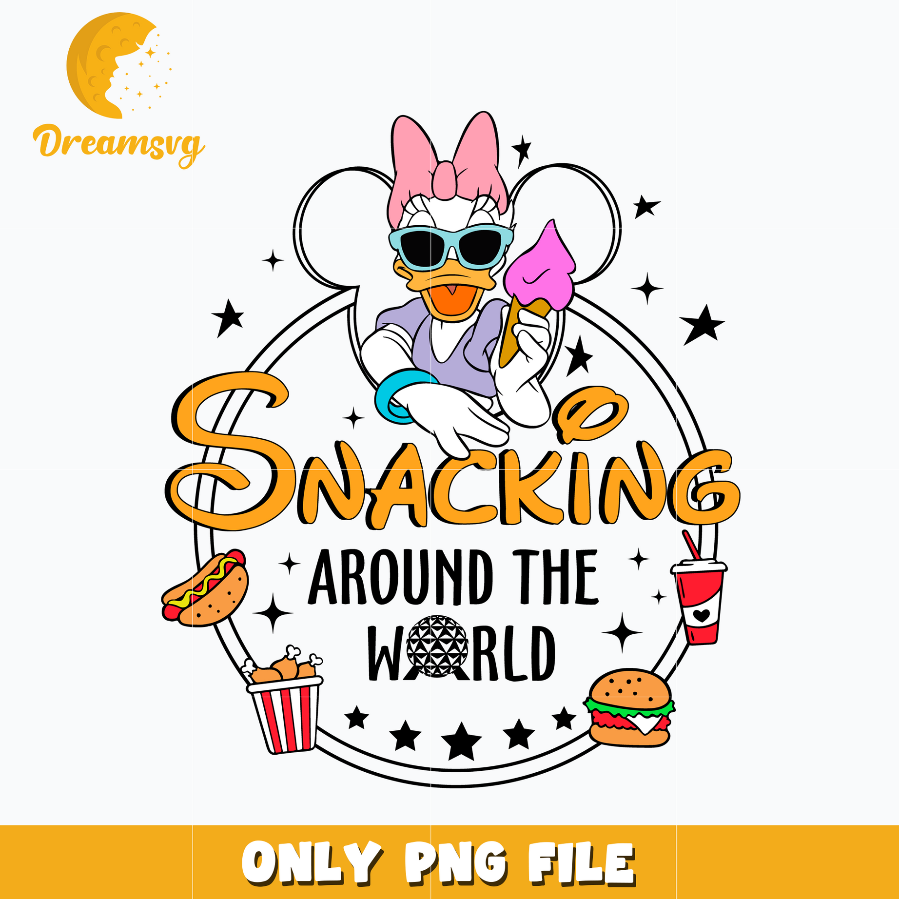 Snacking Around The World Daisy duck png