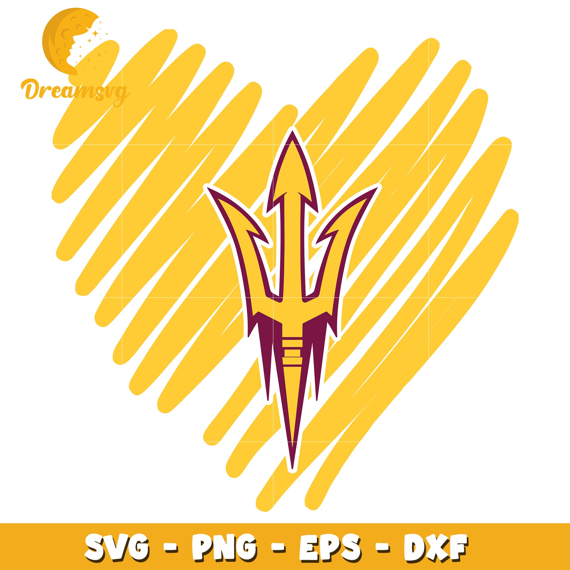 ASU Sun Devils SVG PNG EPS DXF Cut Files