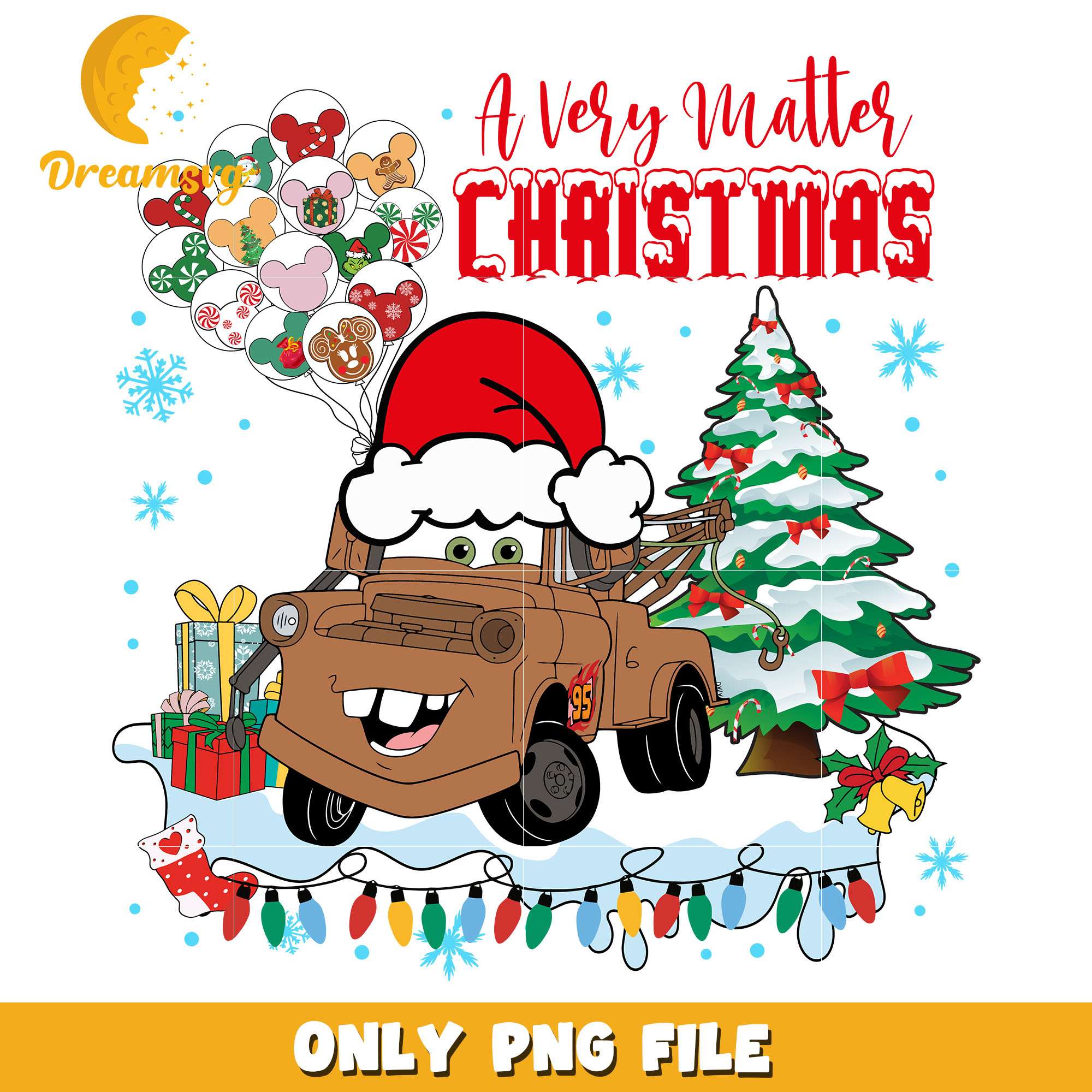 A very matter christmas mater png, disney png, christmas png