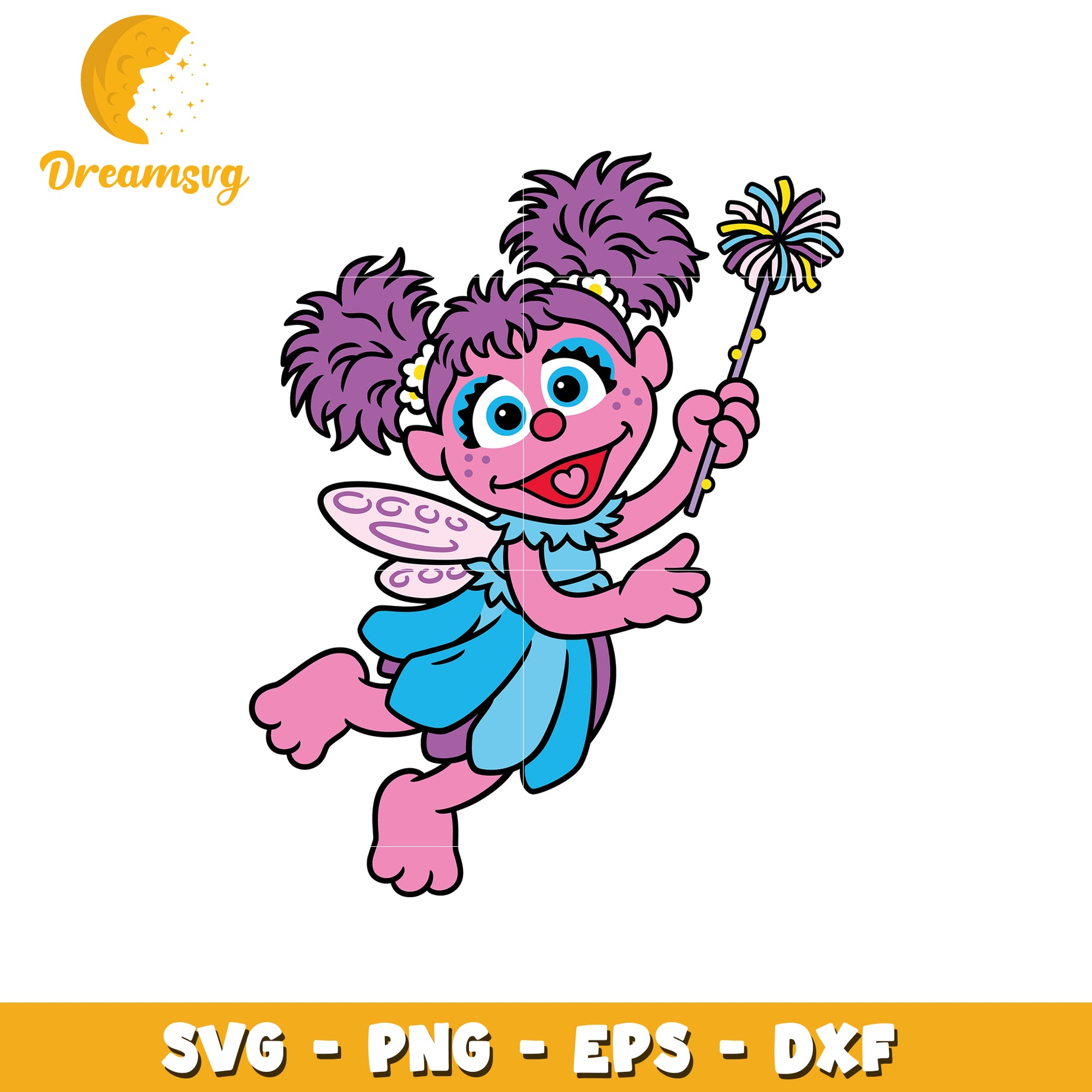 Abby Cadabby Fairy SVG Cut File