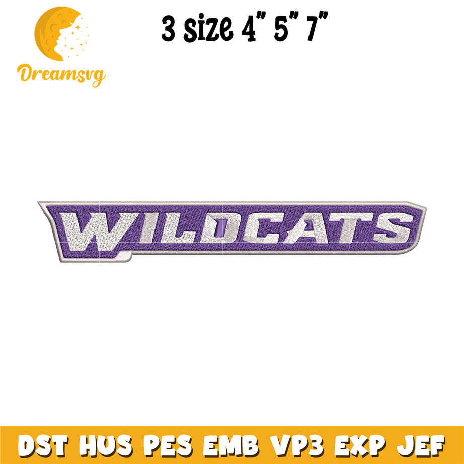 Abilene Christian logo embroidery design, NCAA embroidery, Embroidery design, Logo sport embroidery, Sport embroidery