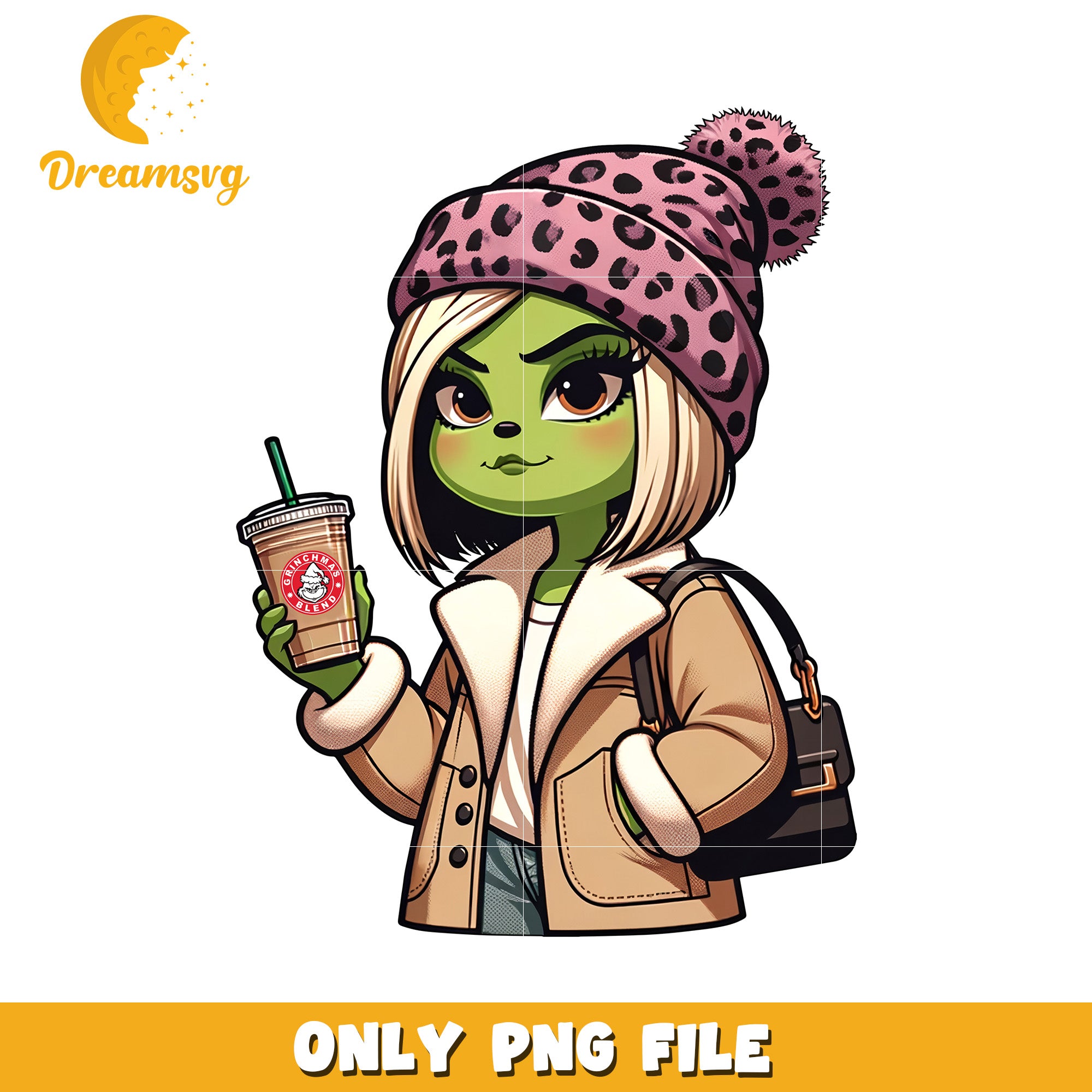 Adorable grinch girl png, grinch costume​ png, christmas time png