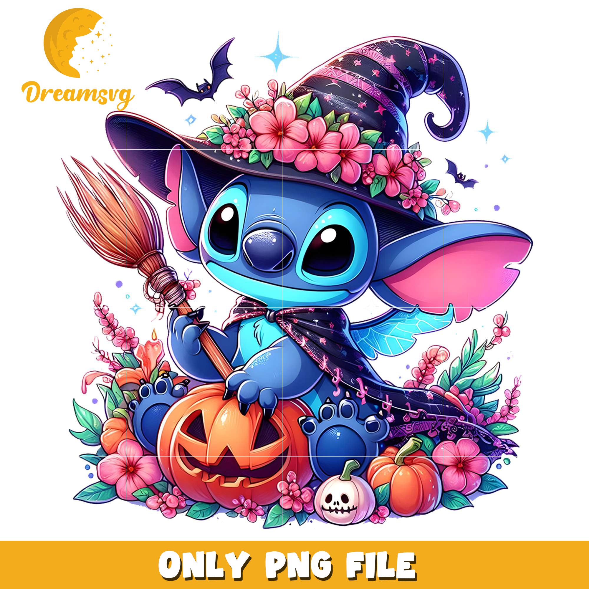 Adorable stitch design png, halloween​​​​ toys png, cartoon characters png