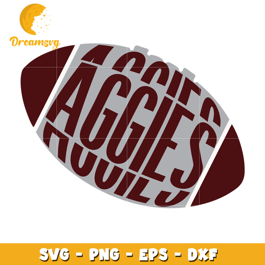 Aggies Football SVG Cut File