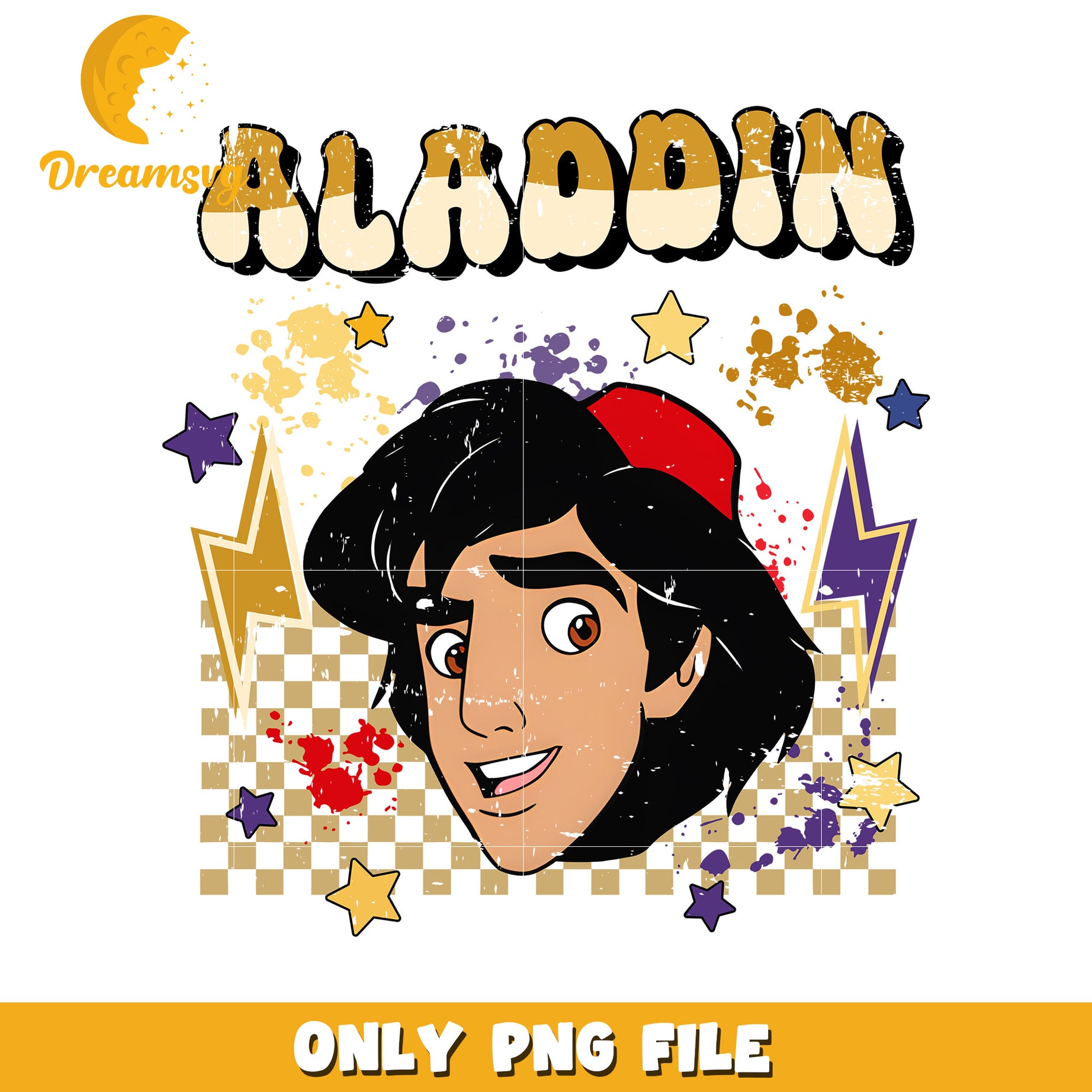 Aladdin head design png,  disney aladdin png, aladdin face png
