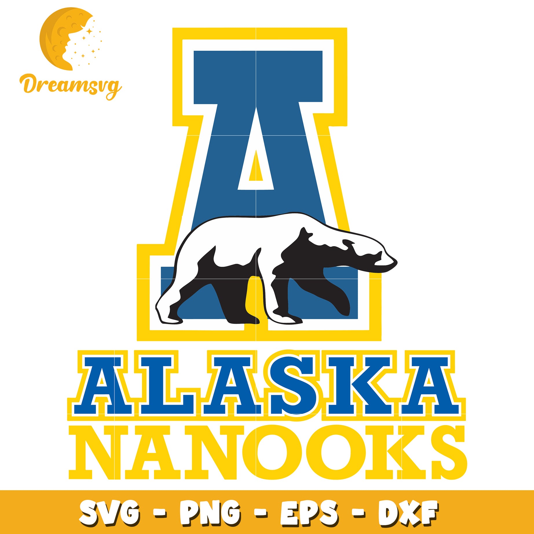 Alaska Nanooks SVG PNG EPS DXF