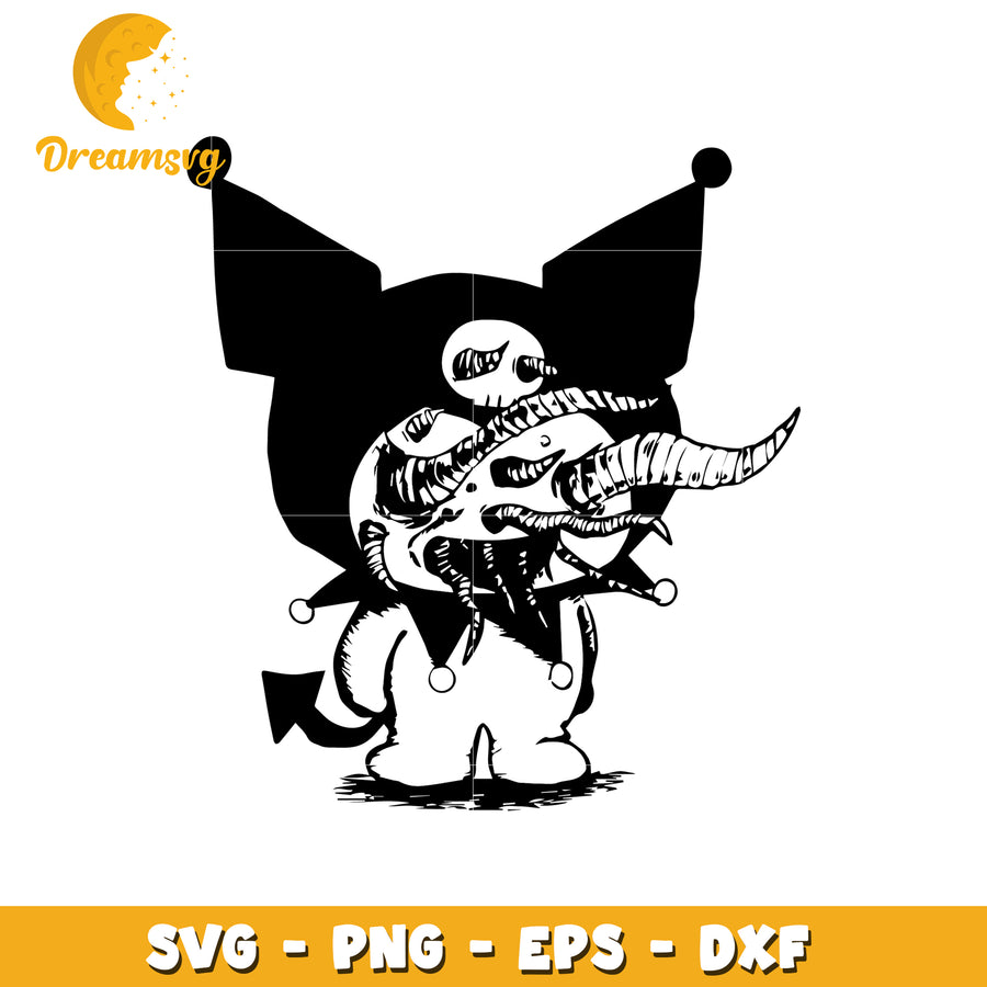 Alien Kuromi SVG PNG EPS DXF Files