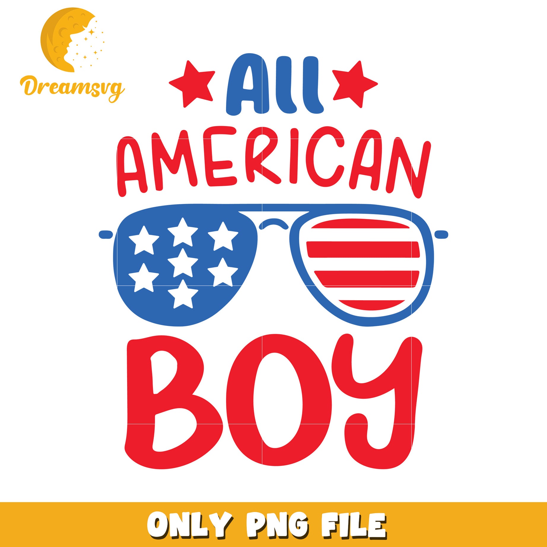 All american boy illustration png, red white and blue png, independence day png
