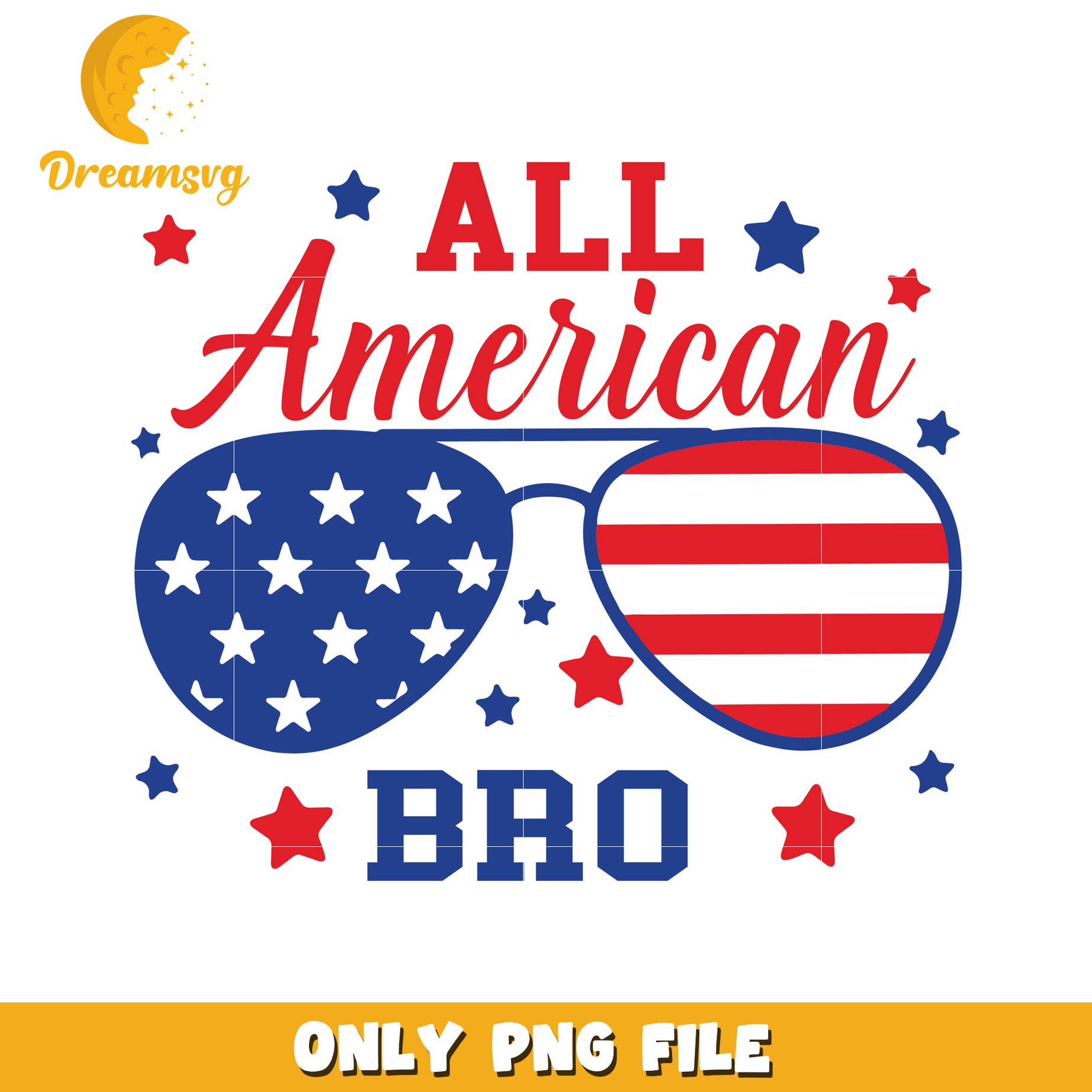 All american bro png, red white blue png, 4th of july png