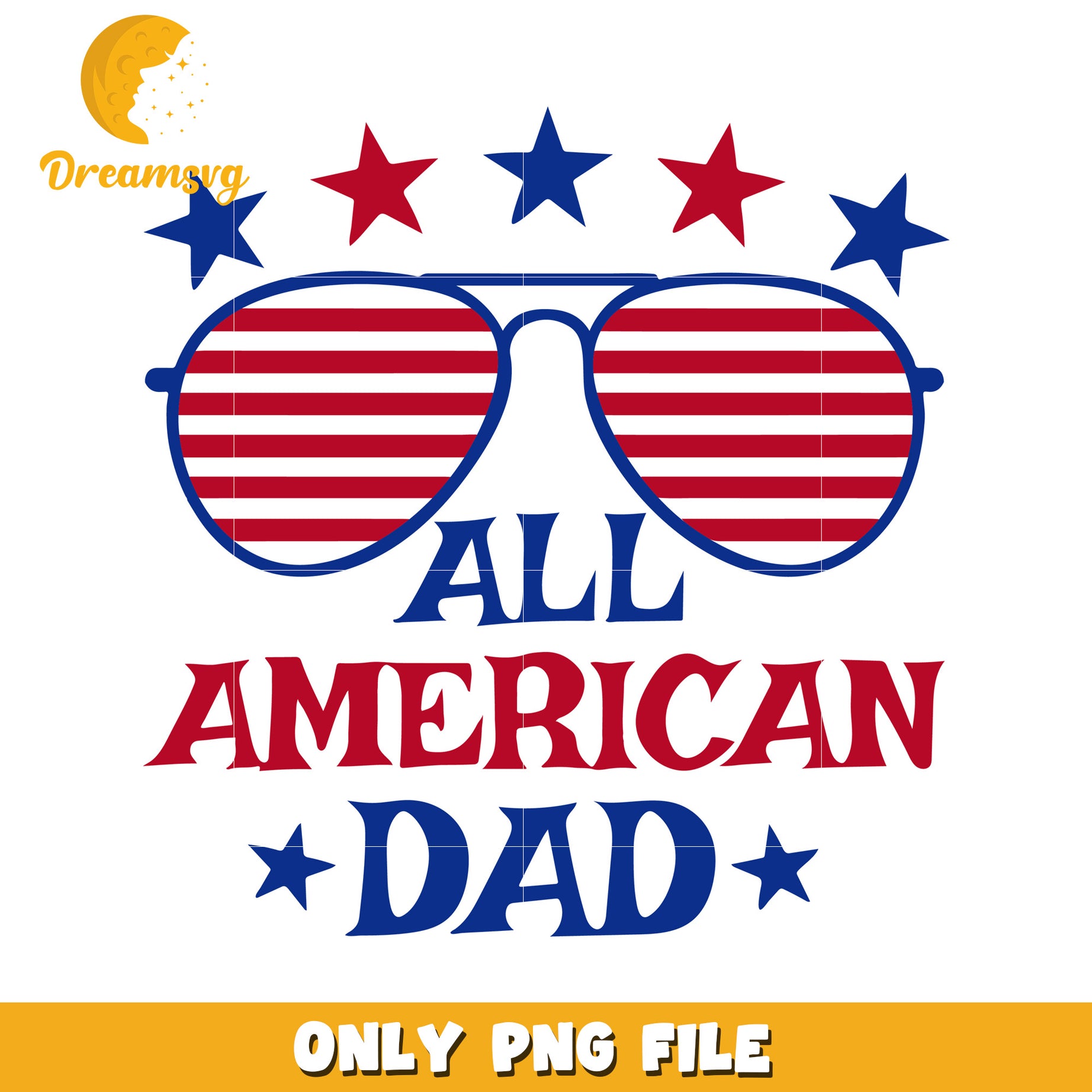 All american dad png, red white and blue png, independence day png