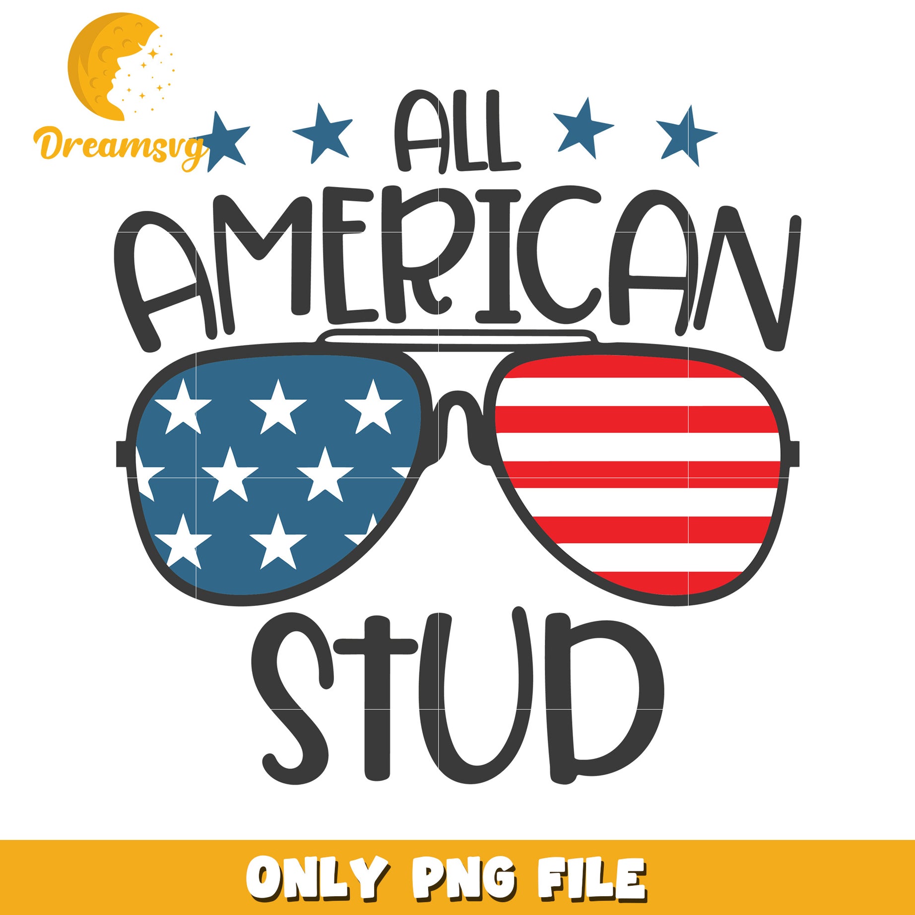 All american stud png, red white and blue png, independence day png