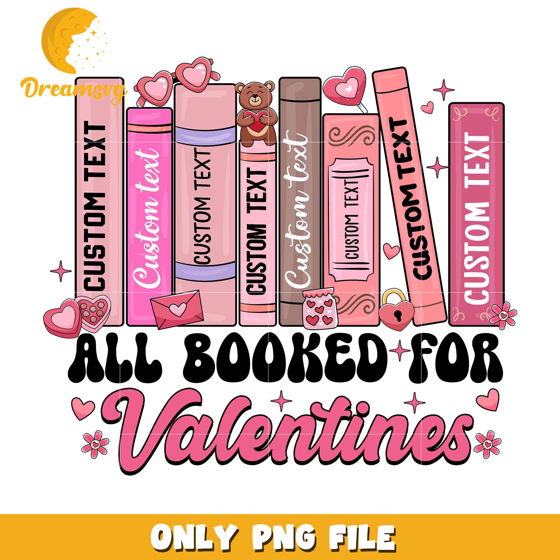 All booked customs text for valentines png, book png, valentine png