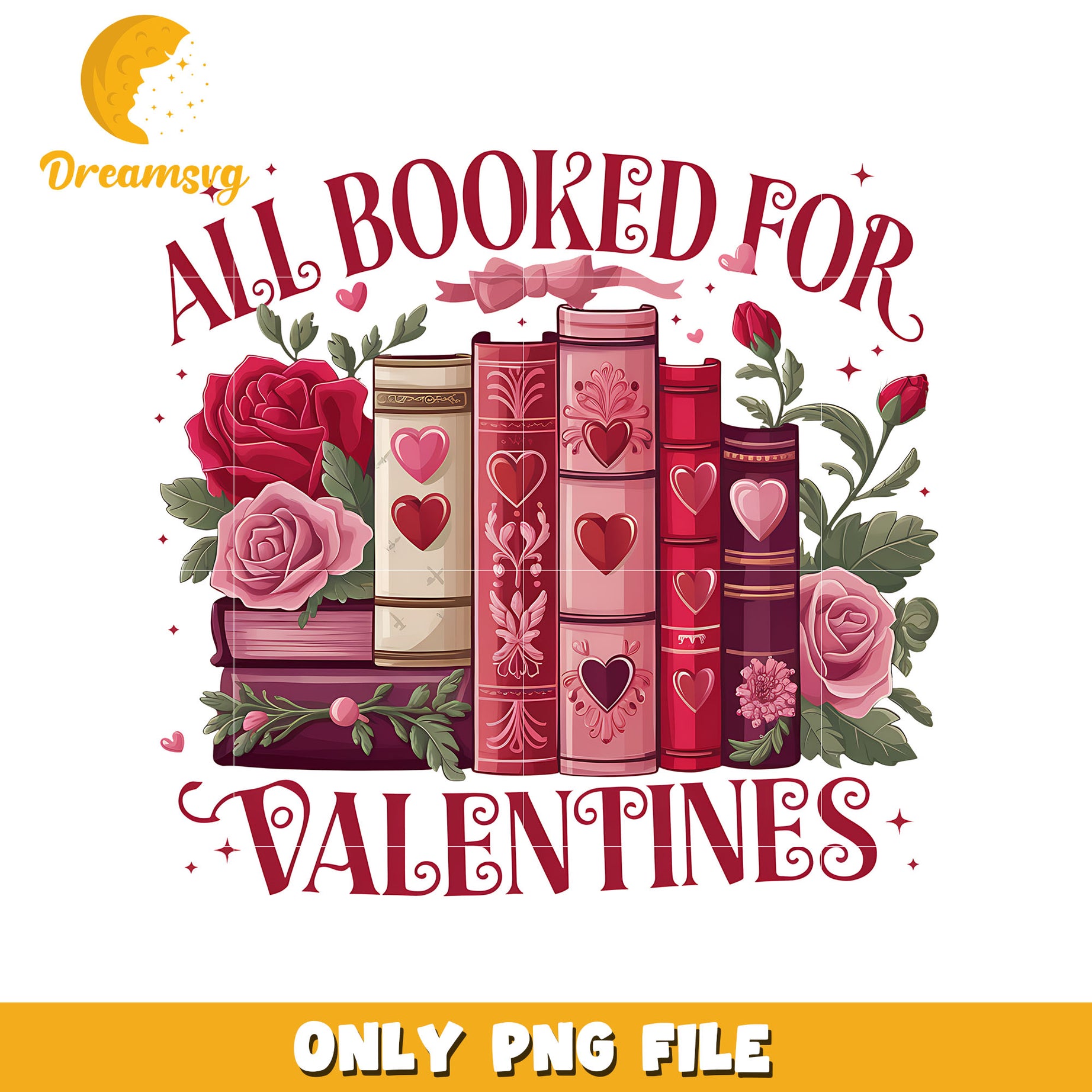 All booked for valentine png, valentine book png, valentine png