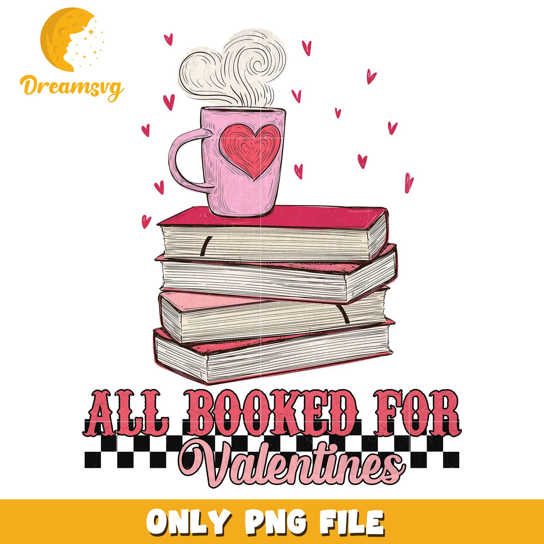 All booked for valentines png, valentine day png, book png