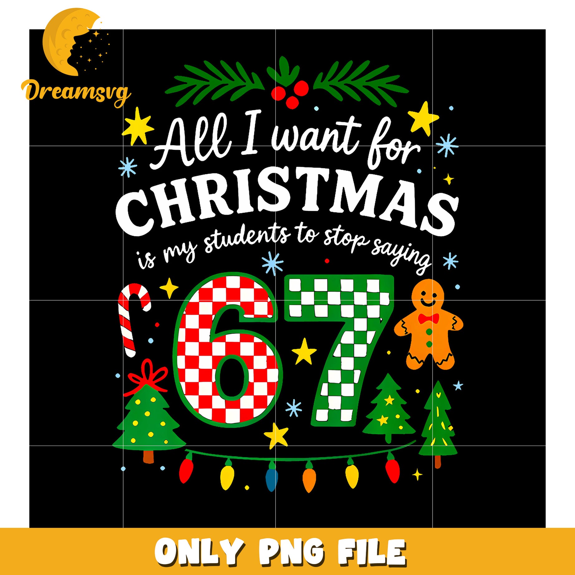 All i want fo 67 png, six seven kid​ png, christmas png