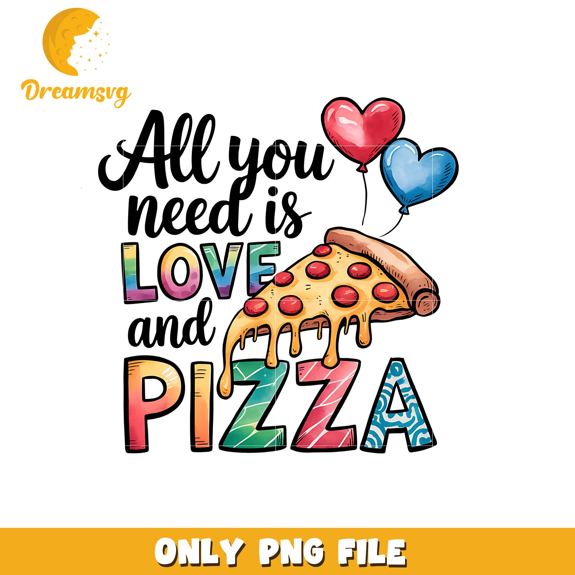 All you need is love and pizza png, pizza png, love png