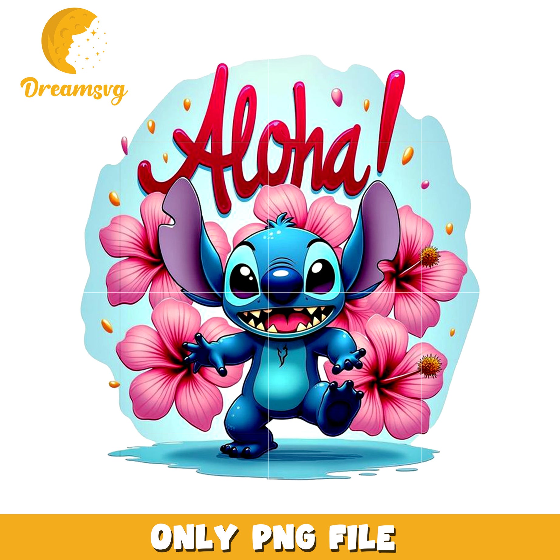 Aloha stitch png, disney stitch png, lilo and stitch png