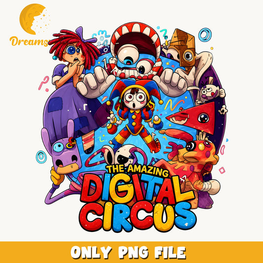 Amazing Digital Circus Group PNG, Characters, Fan PNG