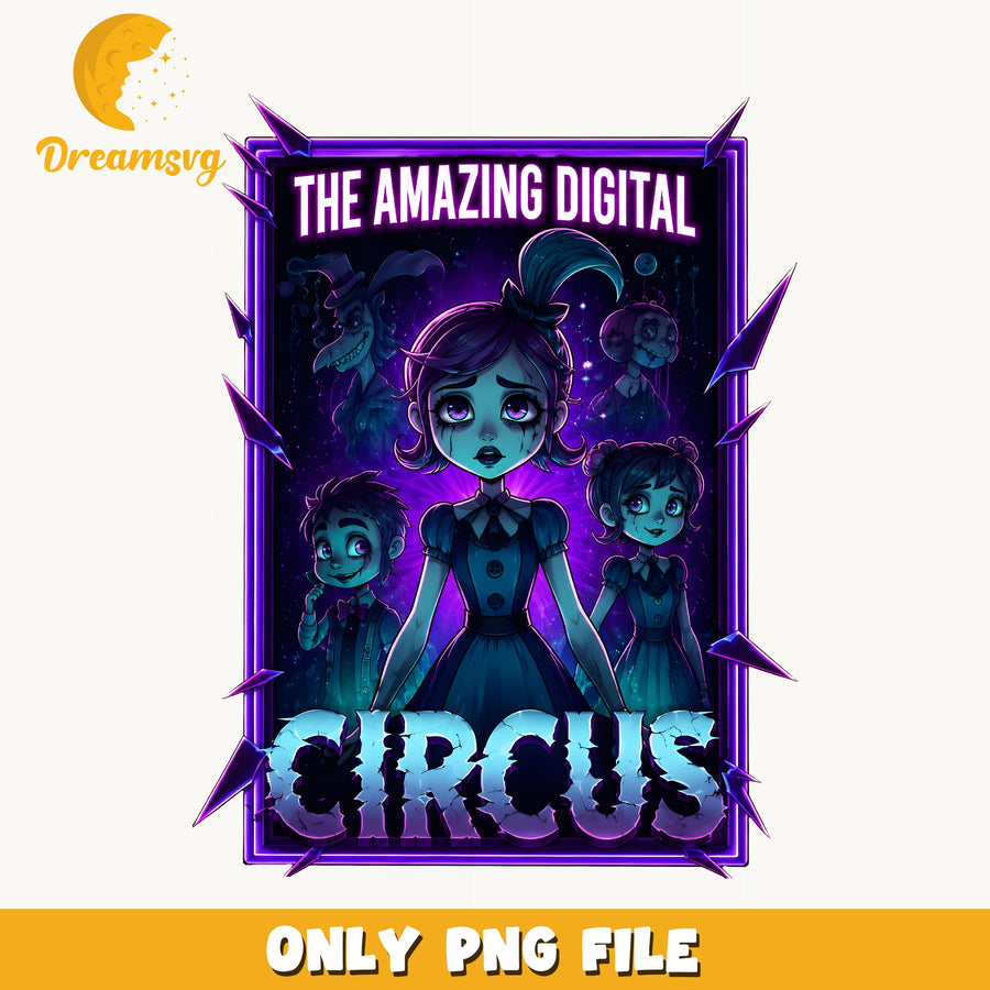 Amazing Digital Circus Poster PNG, Pomni Art, Fan PNG