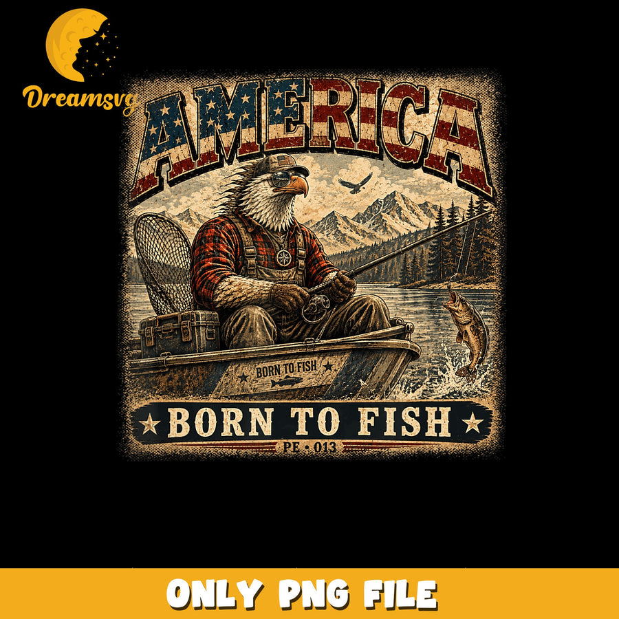 America Eagle PNG, Fishing Adventure, Outdoor Life PNG